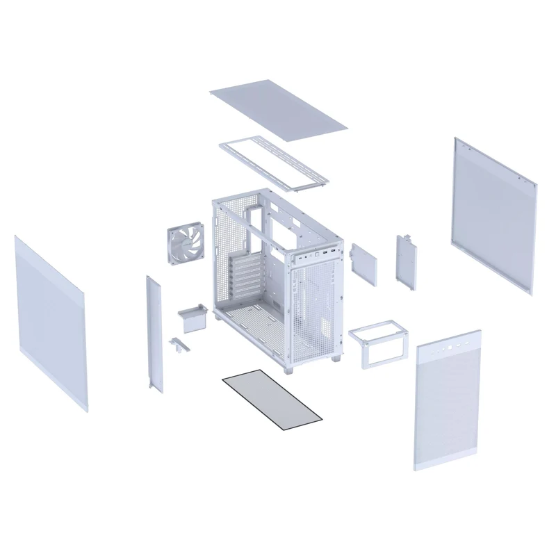 Asus Prime AP303 Mesh Panel ATX PC Case (Black, White)