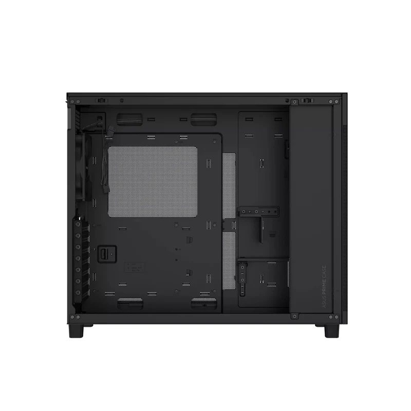 Asus Prime AP303 Tempered Glass Panel ATX PC Case (Black, White)