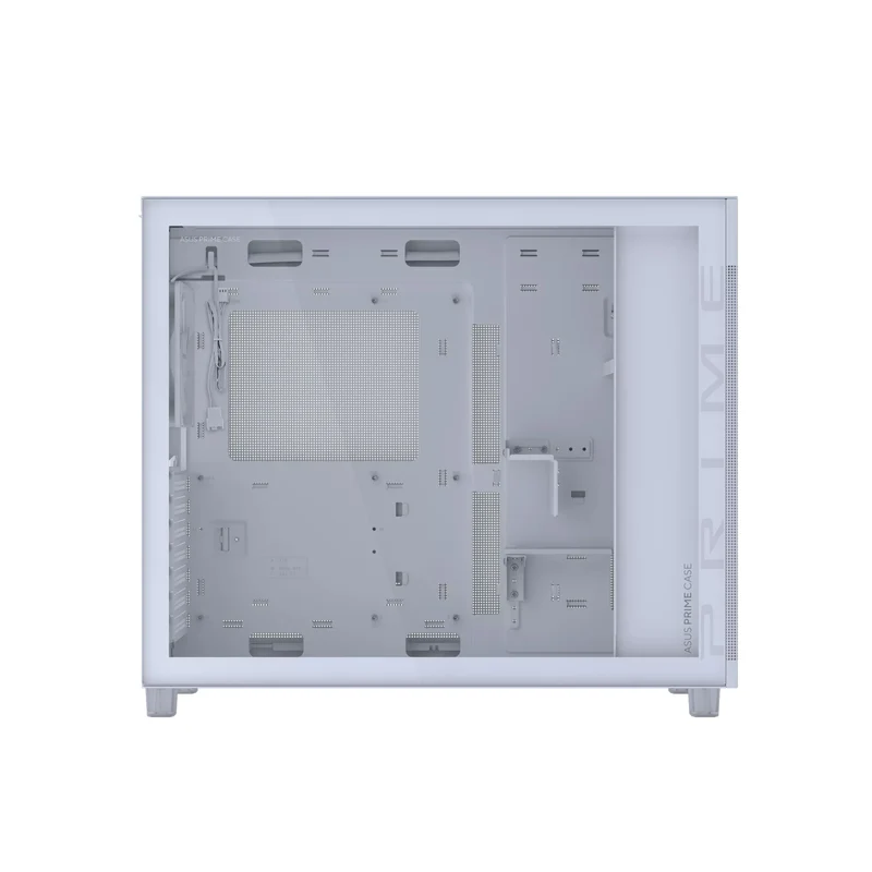 Asus Prime AP303 Tempered Glass Panel ATX PC Case (Black, White)