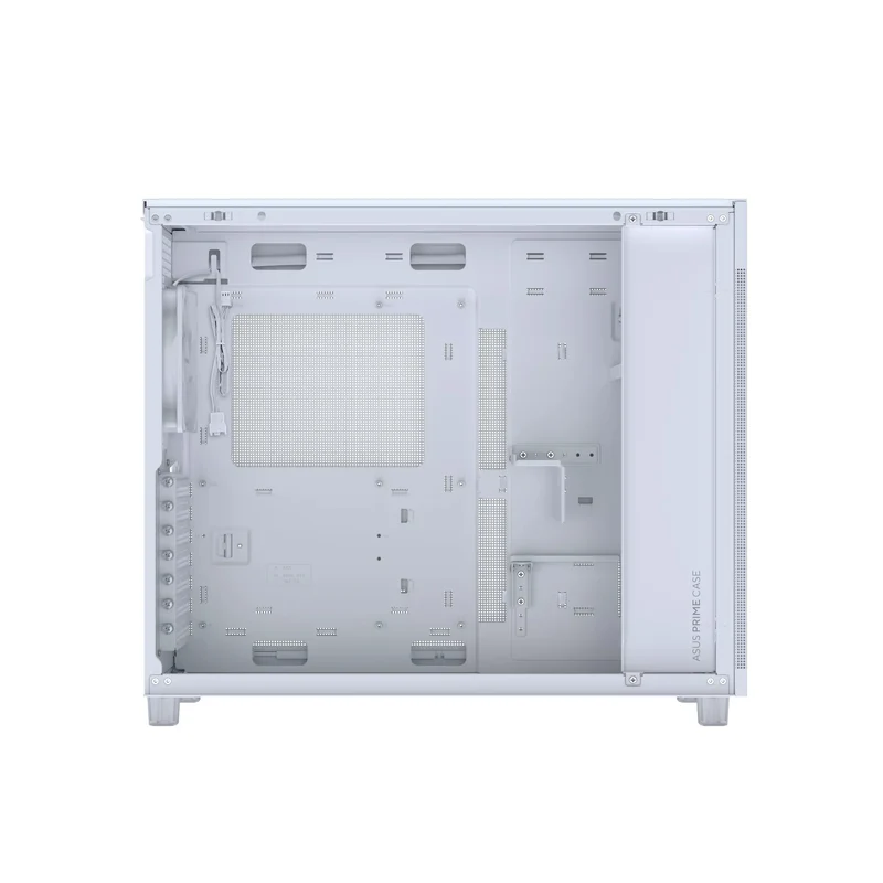 Asus Prime AP303 Tempered Glass Panel ATX PC Case (Black, White)