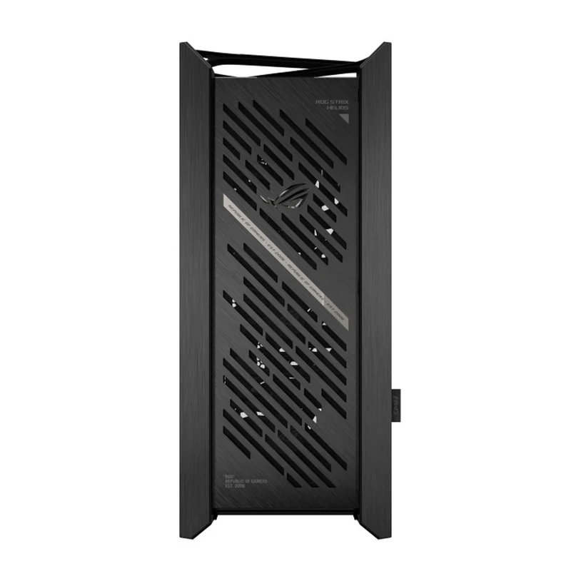 Asus ROG Strix Helios II GX601S EATX Mid-Tower PC Gaming Case with Dual Tempered Glass Side Panels (Black, White)