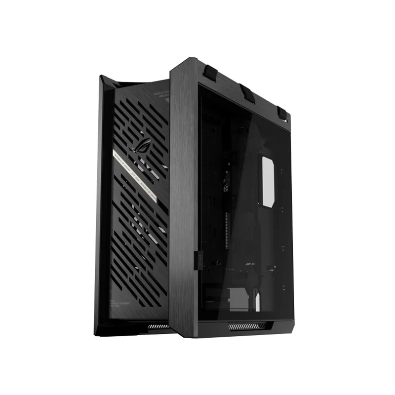 Asus ROG Strix Helios II GX601S EATX Mid-Tower PC Gaming Case with Dual Tempered Glass Side Panels (Black, White)
