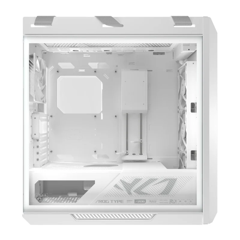 Asus ROG Strix Helios II GX601S EATX Mid-Tower PC Gaming Case with Dual Tempered Glass Side Panels (Black, White)