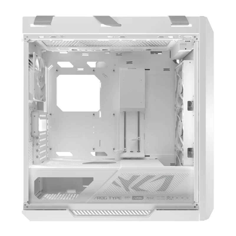 Asus ROG Strix Helios II GX601S EATX Mid-Tower PC Gaming Case with Dual Tempered Glass Side Panels (Black, White)