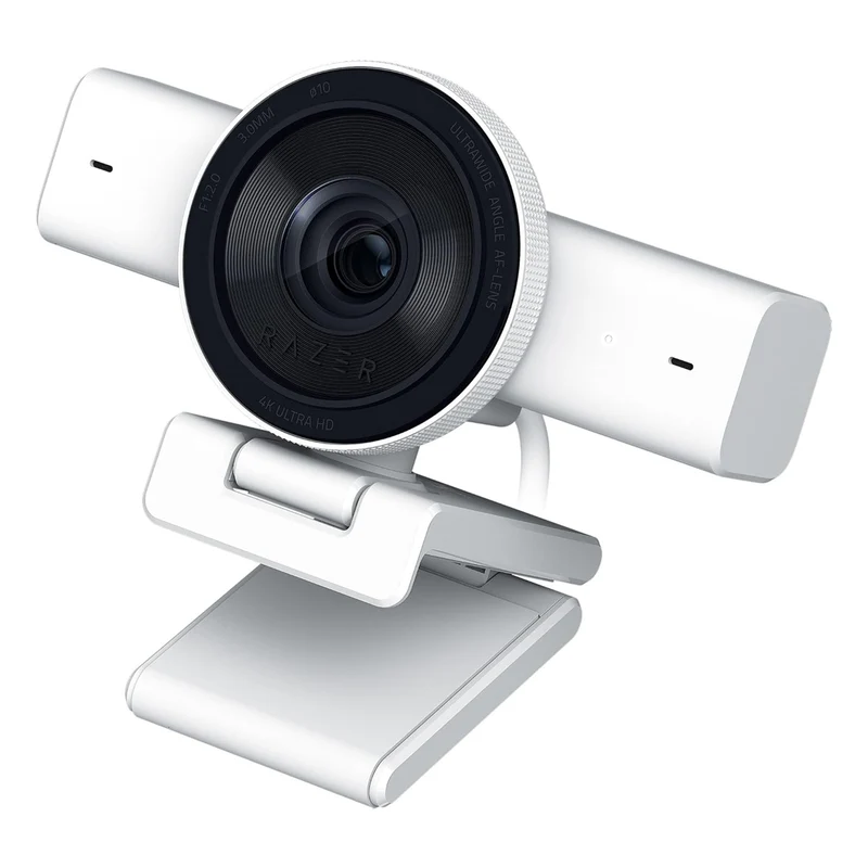 Razer Kiyo V2 4K 30 FPS AI Webcam for Creators (Black, White, Quartz)