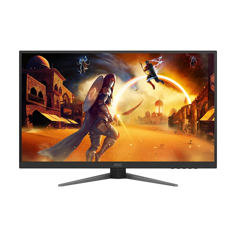 AOC U27G4XM 27" UHD (3840x2160) Dual Mode (4K @ 160Hz or FHD @ 320Hz) 1ms Fast IPS MiniLED Dual Gaming Monitor with Tilt, Height, Pivot & Swivel Adjustment (Black/Red)