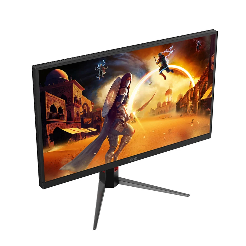 AOC U27G4XM 27" UHD (3840x2160) Dual Mode (4K @ 160Hz or FHD @ 320Hz) 1ms Fast IPS MiniLED Dual Gaming Monitor with Tilt, Height, Pivot & Swivel Adjustment (Black/Red)