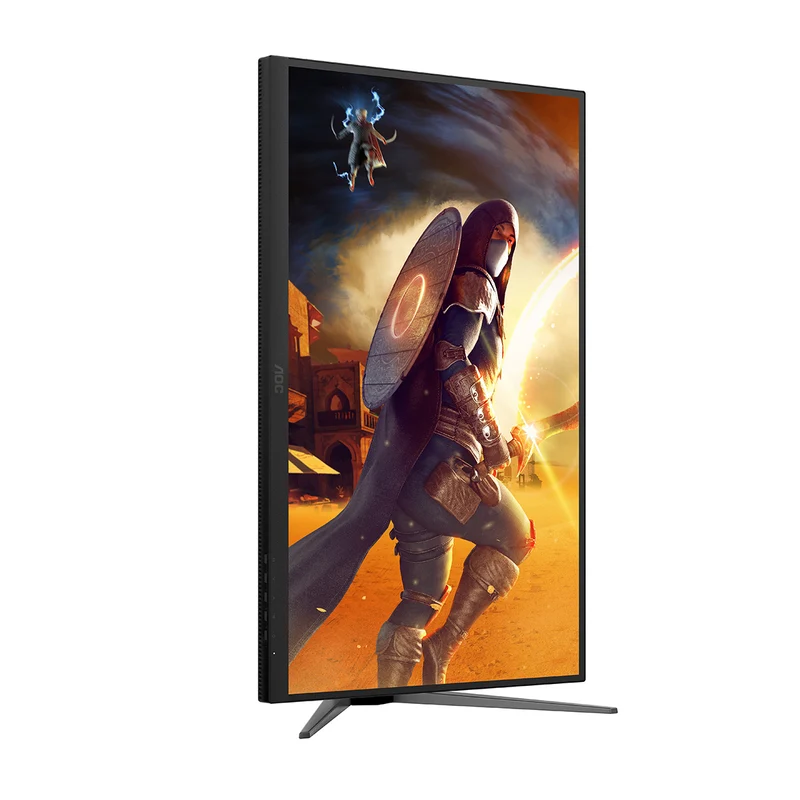 AOC U27G4XM 27" UHD (3840x2160) Dual Mode (4K @ 160Hz or FHD @ 320Hz) 1ms Fast IPS MiniLED Dual Gaming Monitor with Tilt, Height, Pivot & Swivel Adjustment (Black/Red)