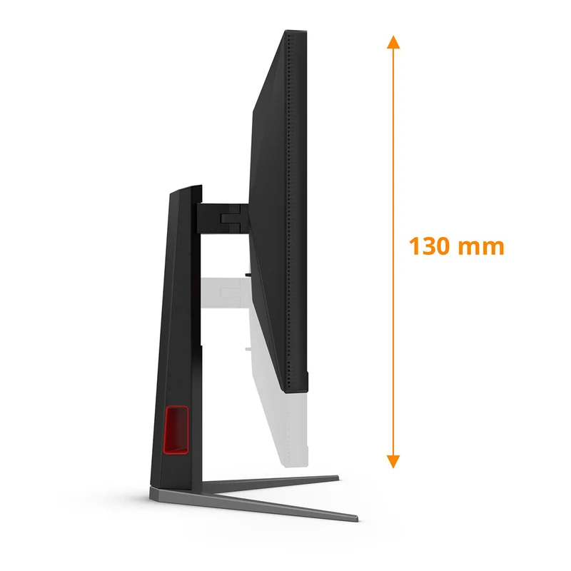 AOC U27G4XM 27" UHD (3840x2160) Dual Mode (4K @ 160Hz or FHD @ 320Hz) 1ms Fast IPS MiniLED Dual Gaming Monitor with Tilt, Height, Pivot & Swivel Adjustment (Black/Red)