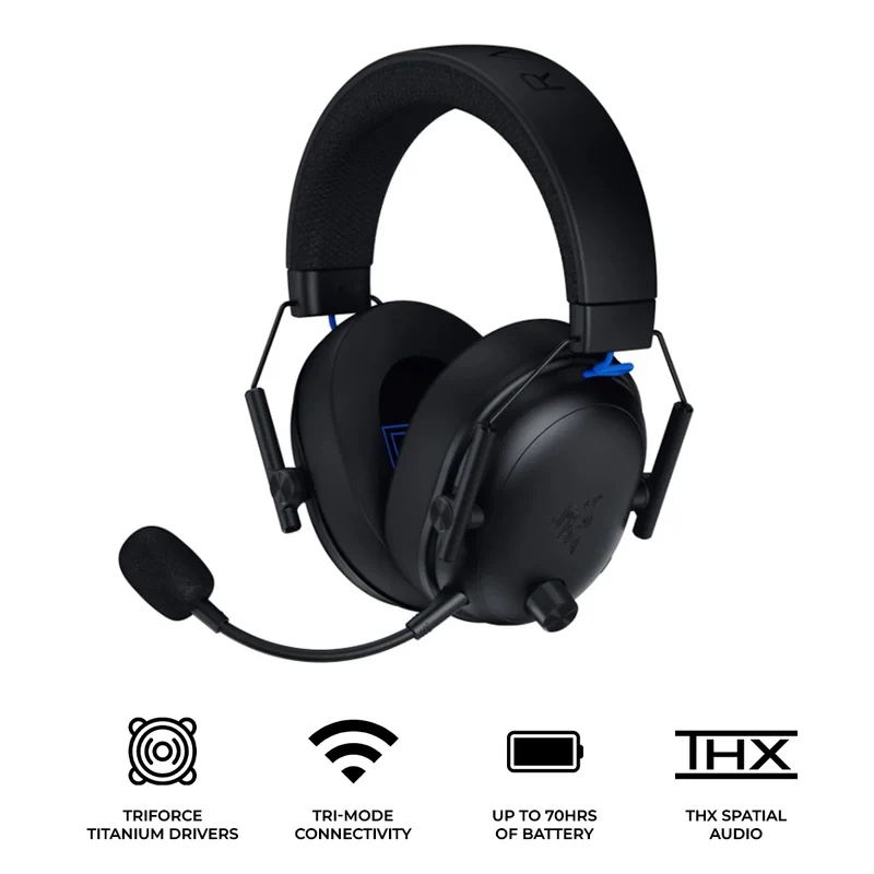 Razer BlackShark V3 Wireless Esports Gaming Headset for Playstation (Black)