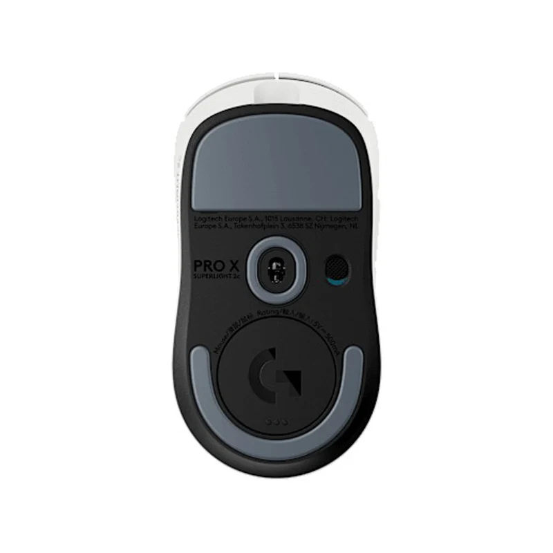 Logitech Pro X Superlight 2c Lightspeed Wireless Gaming Mouse (Black, White)
