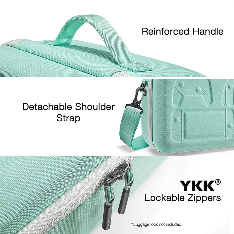 TOMTOC NSW STORAGE CASE FOR NINTENDO SWITCH (TURQUOISE) (A05-6T01)