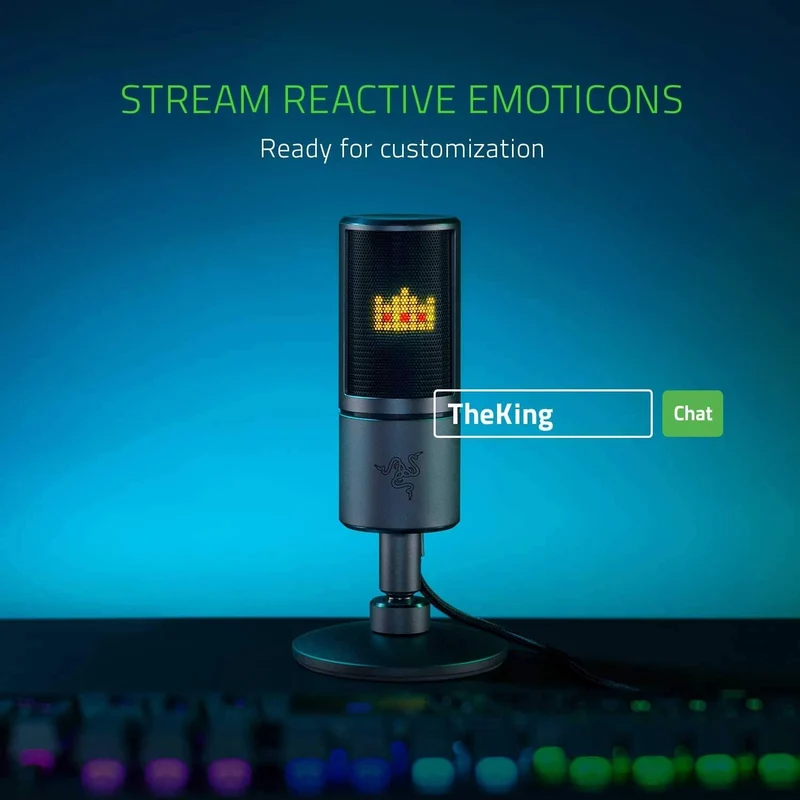 Razer Seiren Emote Streaming Microphone With Emoticon Display