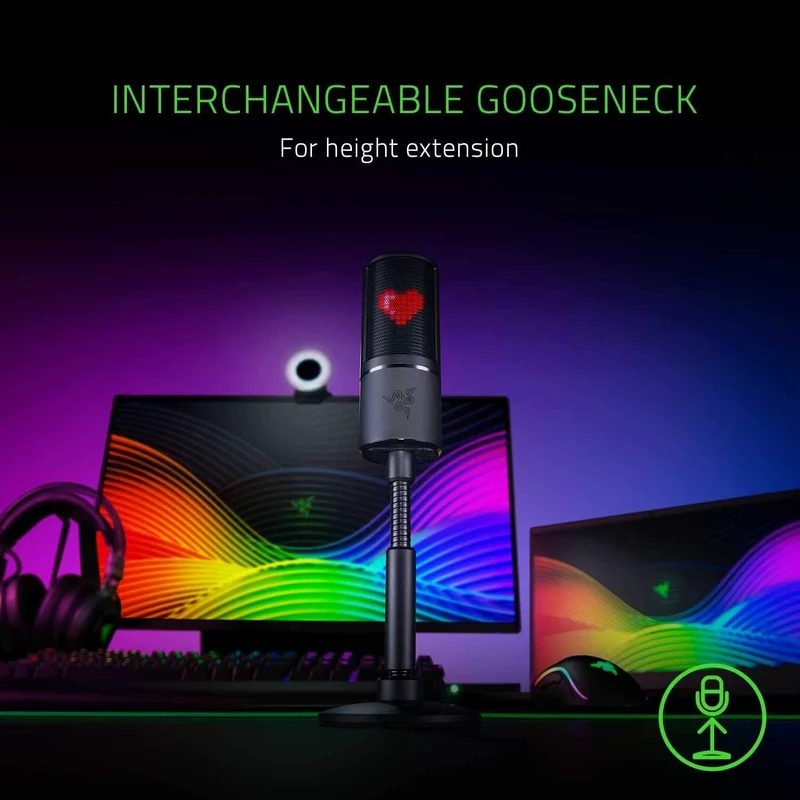 Razer Seiren Emote Streaming Microphone With Emoticon Display
