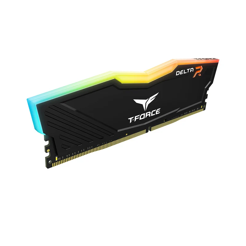 TeamGroup T-Force Delta RGB DDR4 32GB (2x16GB) 3600MHz CL18-22-22-42 1.35V Gaming Desktop Memory (Black) (TF3D432G3600HC18JDC01)