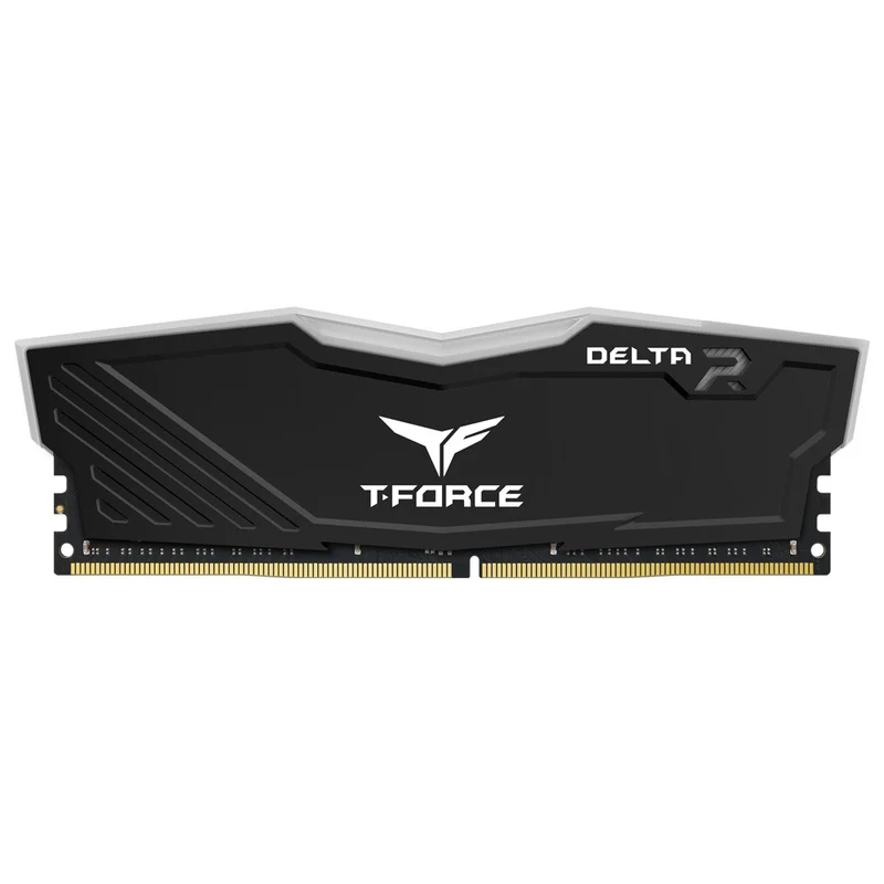 TeamGroup T-Force Delta RGB DDR4 8GB (1x8GB) 3600MHz CL18-22-22-42 1.35V Gaming Desktop Memory (Black, White)