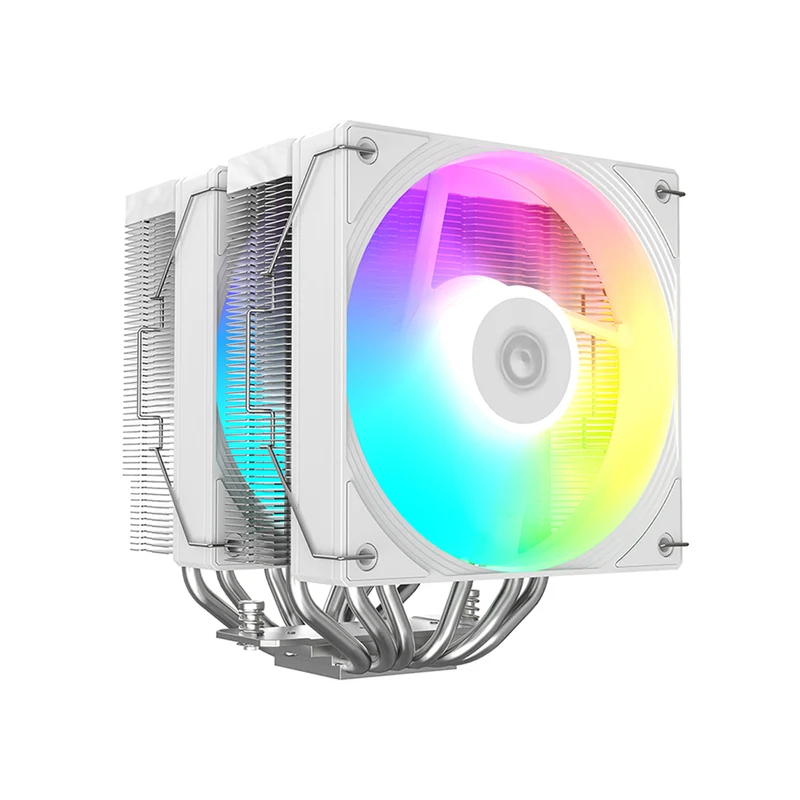 ID-Cooling Frozn A620 Pro SE ARGB Twin Tower CPU Cooler with 2x120mm PWM Fan (White)