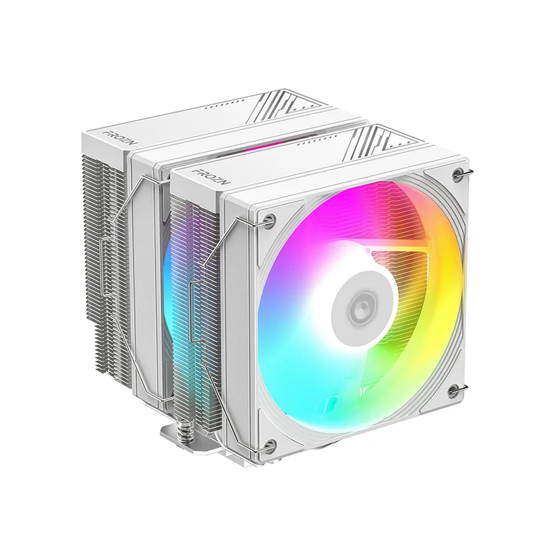 ID-Cooling Frozn A620 Pro SE ARGB Twin Tower CPU Cooler with 2x120mm PWM Fan (White)