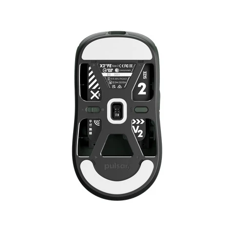 Pulsar X2V2 Ultralight Wireless Symmetrical Esports Mouse Founders Edition Size 2 (Green) (PX2224)