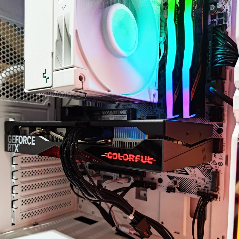 Alpha DK150 Luxury White Desktop Gaming PC | AMD Ryzen 5 5500 | 16 GB RAM | 500 GB SSD | RTX 4060 | Windows 11 Pro