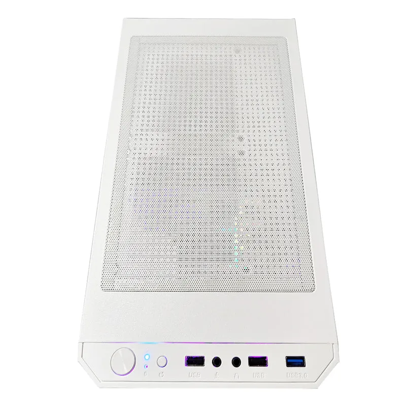 Alpha DK150 Luxury White Desktop Gaming PC | AMD Ryzen 5 5500 | 16 GB RAM | 500 GB SSD | RTX 4060 | Windows 11 Pro