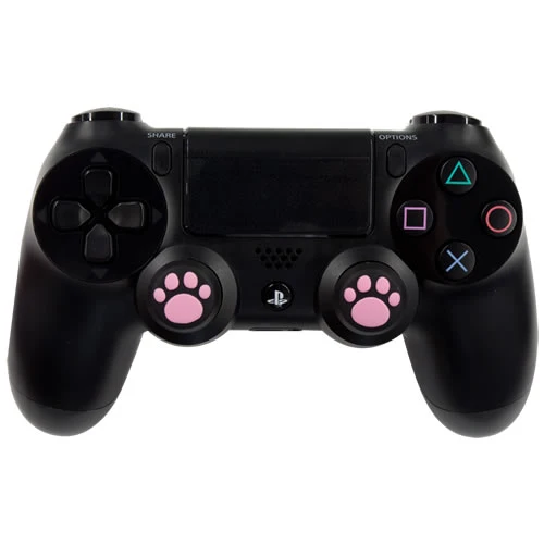 PS4 CYBER GADGET ANALOG CAPS (BLACK) (CY-P4ASCN-BK)