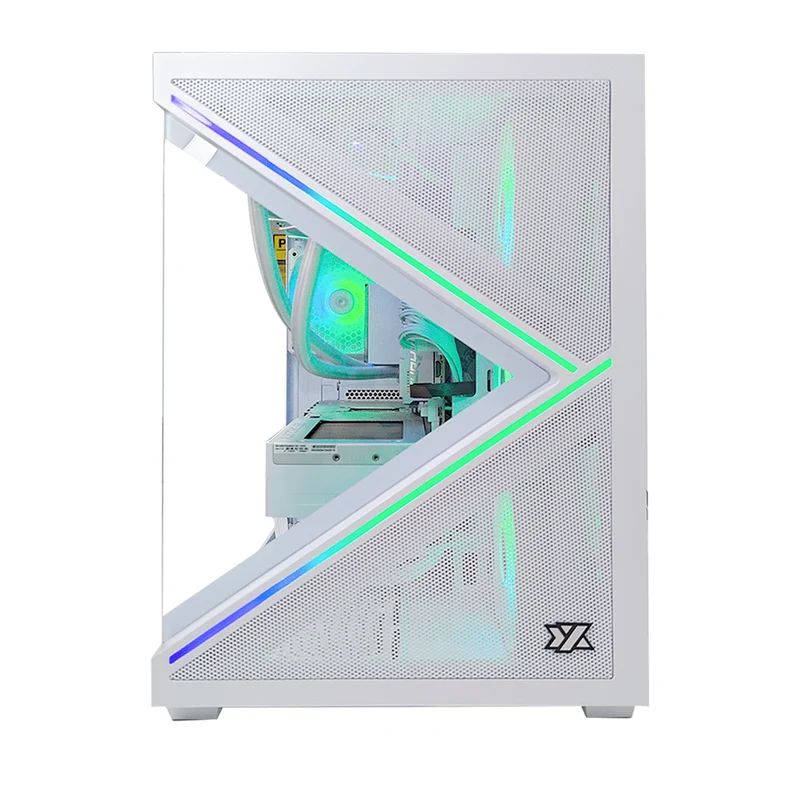 Optima Qubex White Desktop Gaming PC | AMD Ryzen 7 7800X3D | 32GB RAM | 1TB SSD | RTX 5070 | Windows 11 Pro