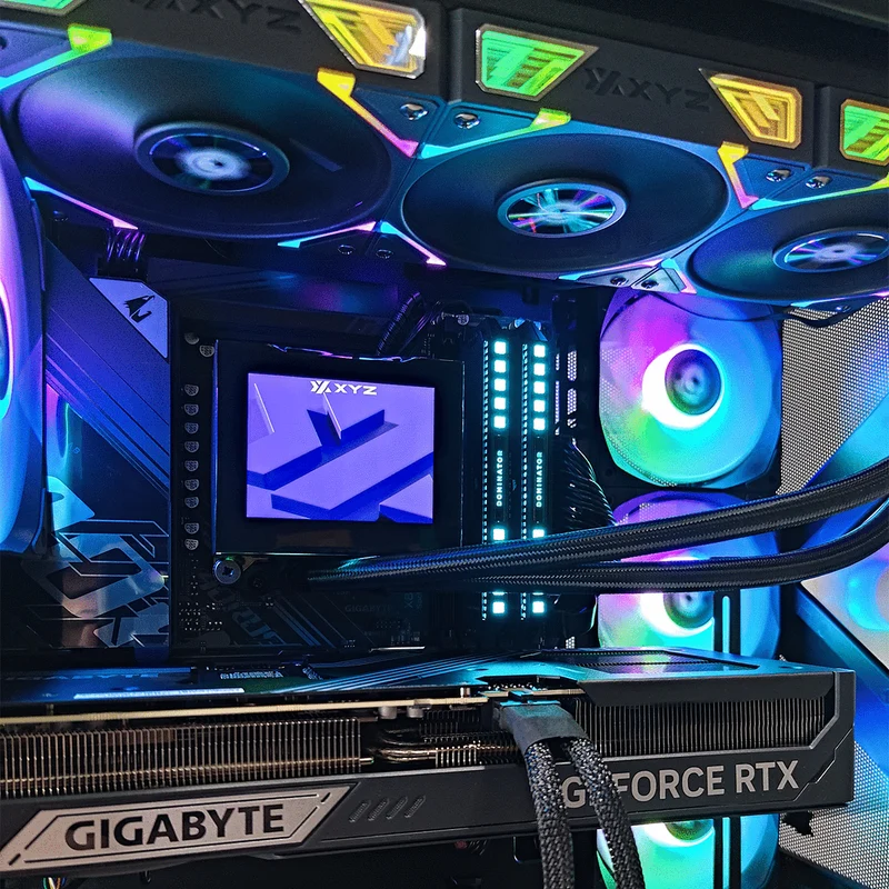 Optima Qubex Black Desktop Gaming PC | AMD Ryzen 7 7800X3D | 32GB RAM | 1TB SSD | RTX 5070 TI | Windows 11 Pro