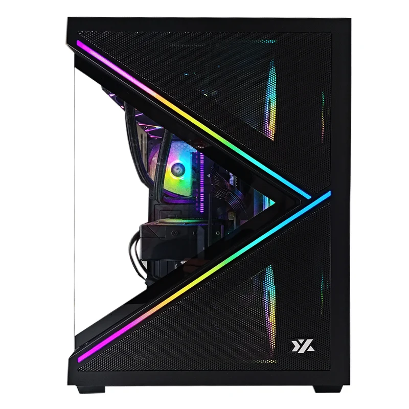 Optima Qubex Black Desktop Gaming PC | AMD Ryzen 7 7800X3D | 32GB RAM | 1TB SSD | RTX 5070 TI | Windows 11 Pro
