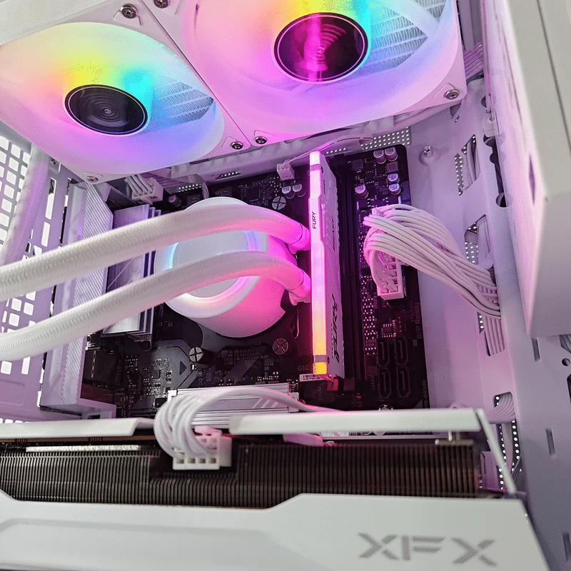 Sigma Z20 White Desktop Gaming PC | Ryzen 5 7500F | 32GB RAM | 1TB SSD | RX 9060 XT | Windows 11 Pro