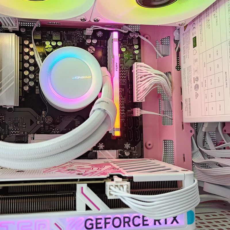 Sigma Z20 Pink/White Desktop Gaming PC | AMD Ryzen 5 7500F | 32GB RAM | 1TB SSD | RTX 5060 Ti OC | Windows 11 Pro
