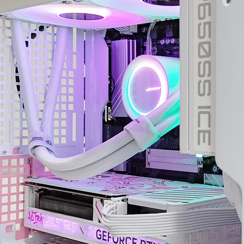 Sigma Z20 Pink/White Desktop Gaming PC | AMD Ryzen 5 7500F | 32GB RAM | 1TB SSD | RTX 5060 Ti OC | Windows 11 Pro