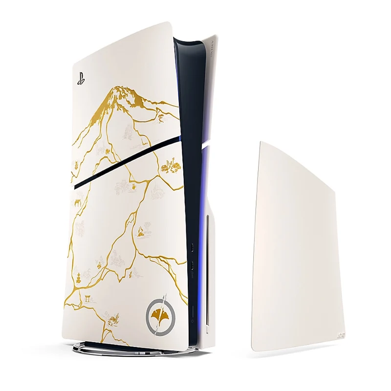 Sony Playstation PS5 Console Slim Disc Version Ghost of Yotei Gold Limited Edition Bundle