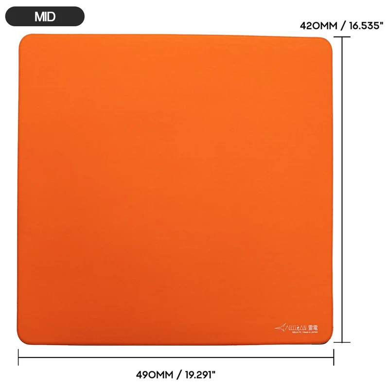 Artisan Ninja FX Raiden Gaming Mousepad - Daidai Orange (XSOFT, SOFT, MID) (L, XL, XXL)
