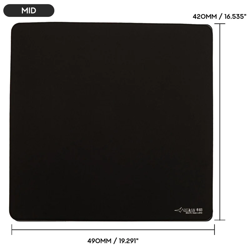 Artisan Ninja FX Key-83 Gaming Mousepad - Black (XSOFT, SOFT, MID) (L, XL, XXL)
