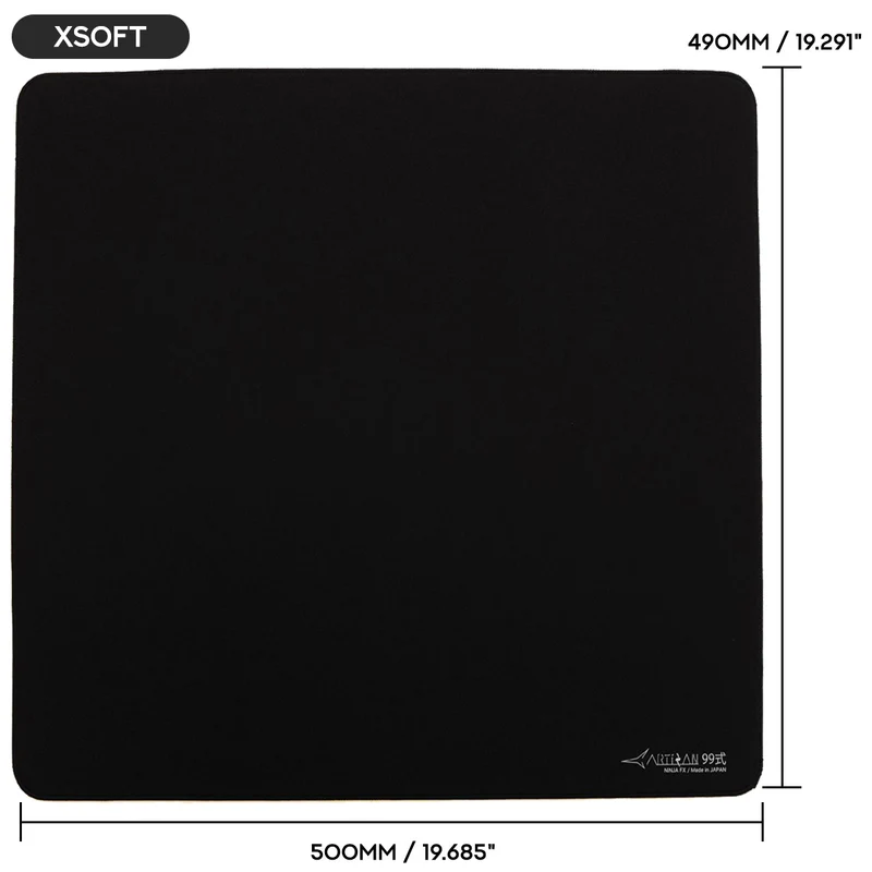 Artisan Ninja FX Type-99 Gaming Mousepad - Black (XSOFT, SOFT, MID) (L, XL, XXL)