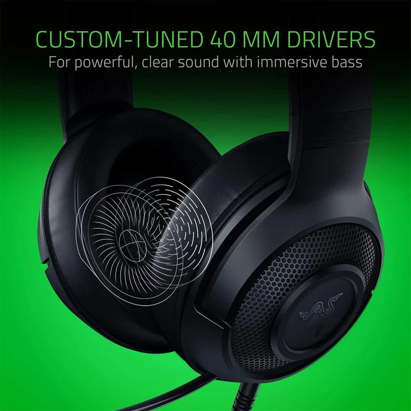 RAZER KRAKEN X MULTI-PLATFORM WIRED GAMING HEADSET (BLACK)