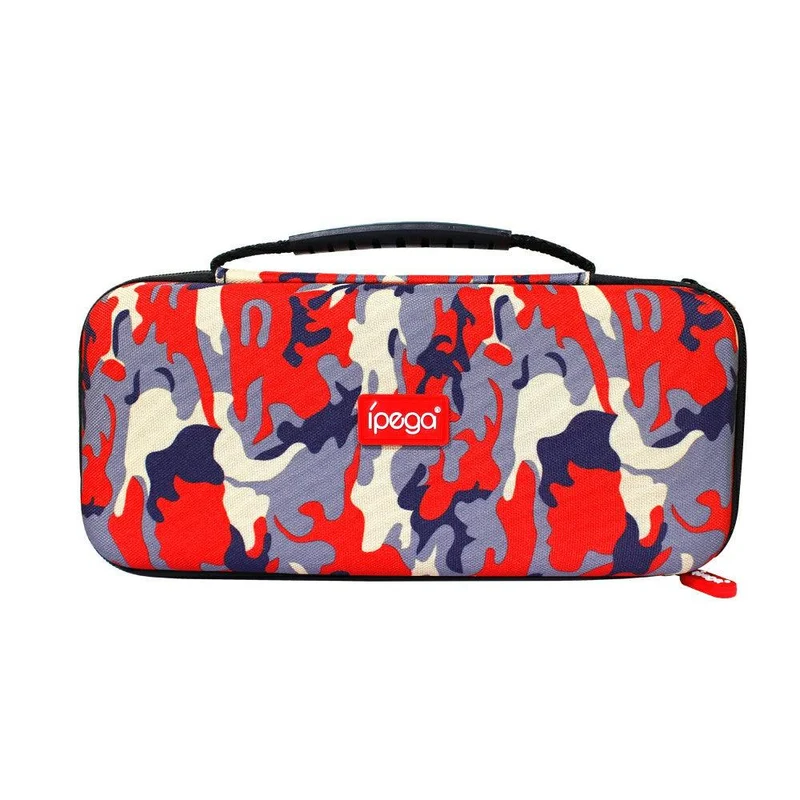 IPEGA PORTABLE TRAVEL CARRYING CASE RED CAMOUFLAGE FOR N-SWITCH (PG-SW015)