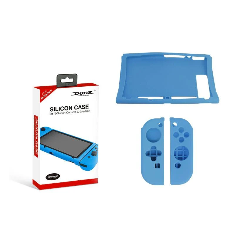 Dobe NSW Silicon Case Console & Joy-Con Blue TNS-1707