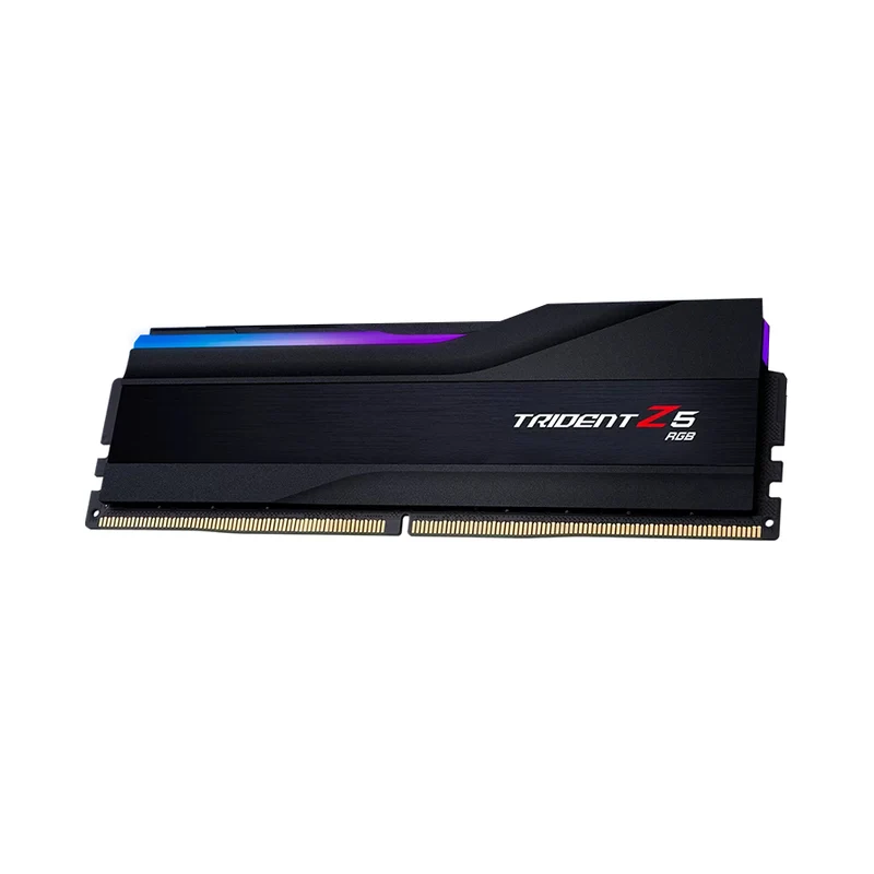 G.Skill Trident Z5 RGB 32GB (32GBx1) DDR5 6000 MT/s CL36-36-36-96 1.35v AMD EXPO Desktop/Intel XMP Memory (Matte Black) (F5-6000J3636F32GX1-TZ5RK)