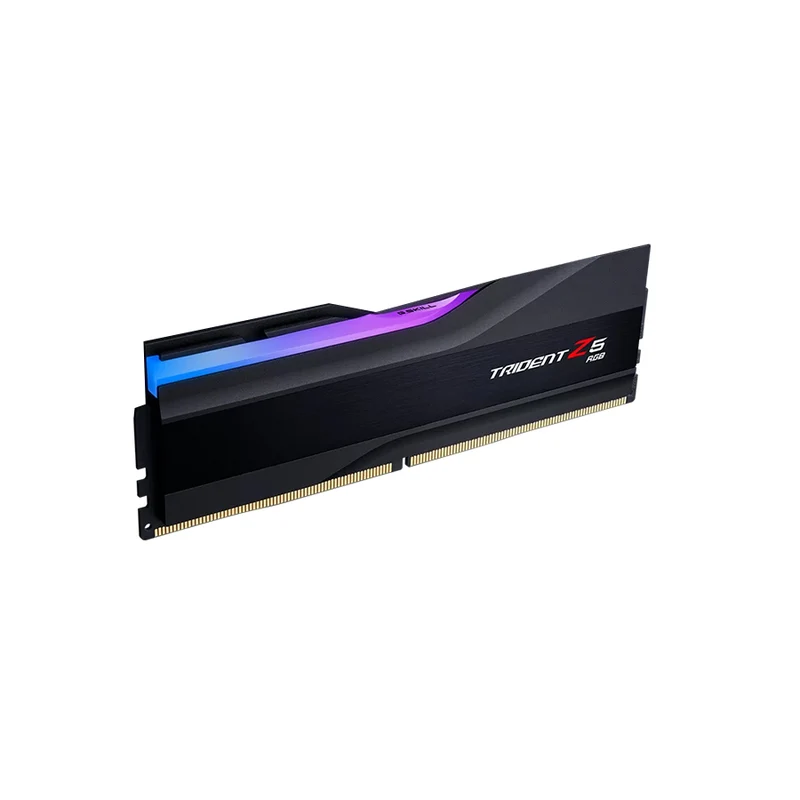 G.Skill Trident Z5 RGB 32GB (32GBx1) DDR5 6000 MT/s CL36-36-36-96 1.35v AMD EXPO Desktop/Intel XMP Memory (Matte Black) (F5-6000J3636F32GX1-TZ5RK)