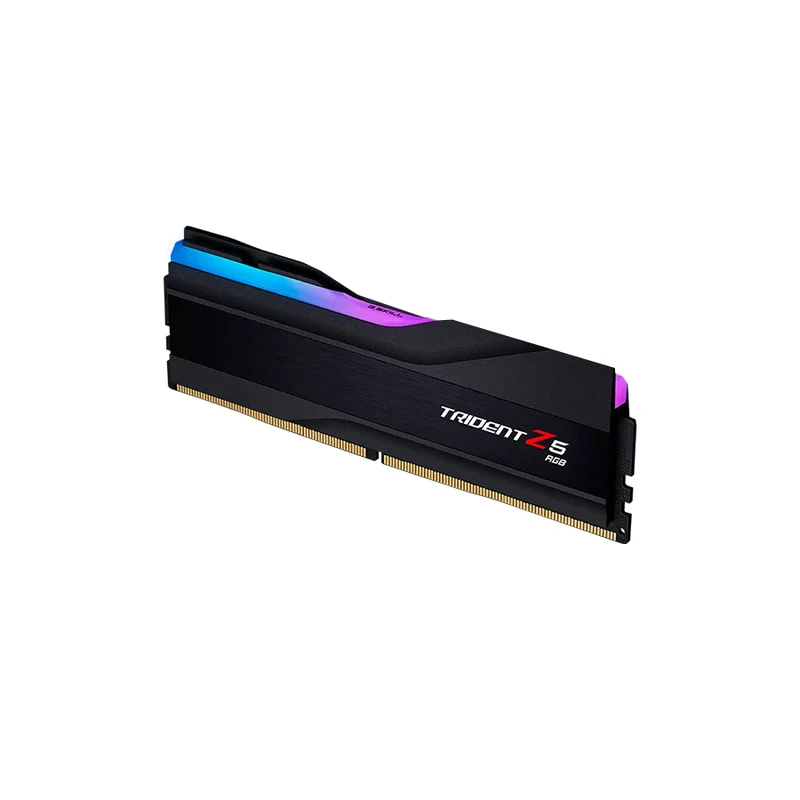 G.Skill Trident Z5 RGB 32GB (32GBx1) DDR5 6000 MT/s CL36-36-36-96 1.35v AMD EXPO Desktop/Intel XMP Memory (Matte Black) (F5-6000J3636F32GX1-TZ5RK)