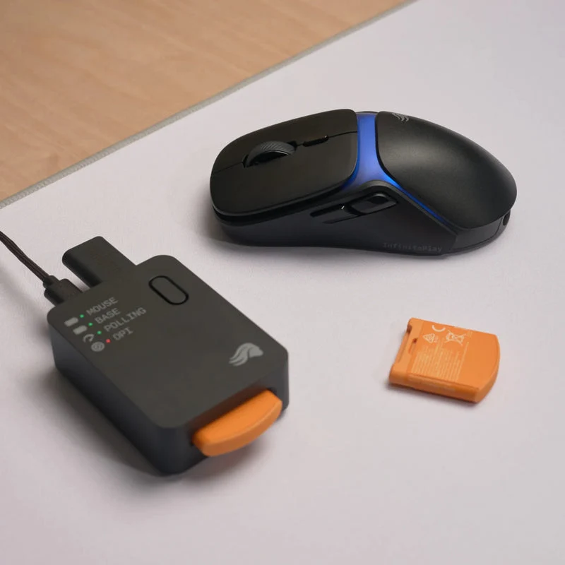 Glorious Model O3 8K Polling Ultralight RGB Wireless Gaming Mouse (Black, White) (GLO-O3-WL-BLK, GLO-O3-WL-WHT)