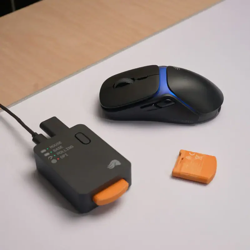 Glorious Model O3 8K Polling Ultralight RGB Wireless Gaming Mouse (Black, White) (GLO-O3-WL-BLK, GLO-O3-WL-WHT)