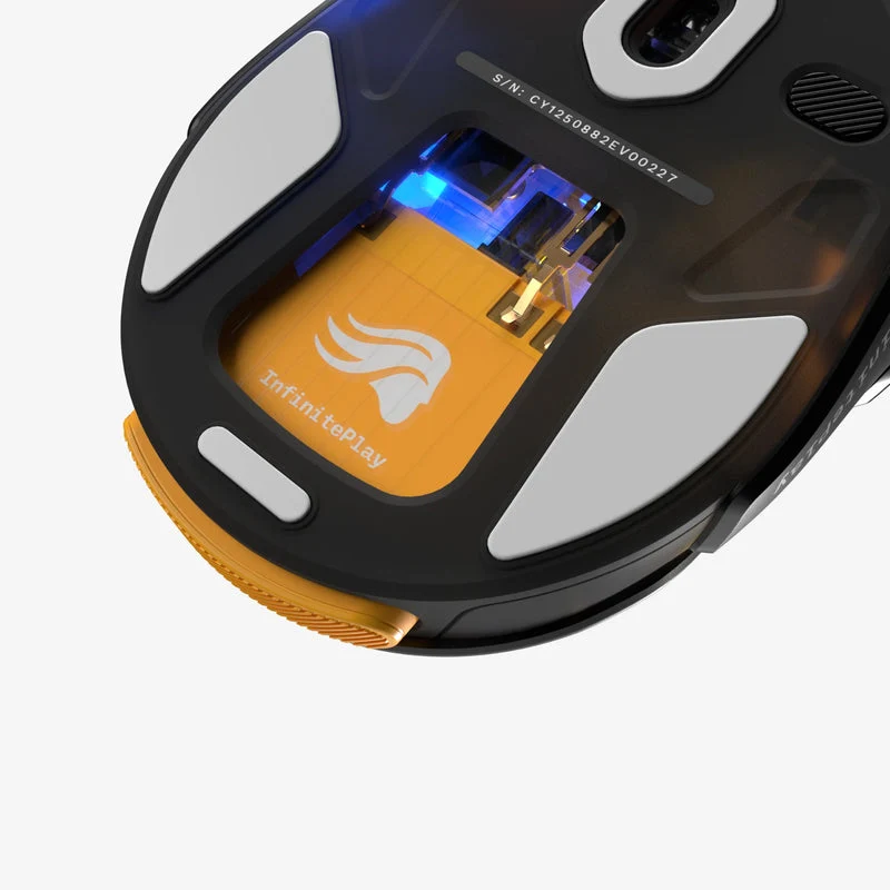 Glorious Model O3 8K Polling Ultralight RGB Wireless Gaming Mouse (Black, White) (GLO-O3-WL-BLK, GLO-O3-WL-WHT)