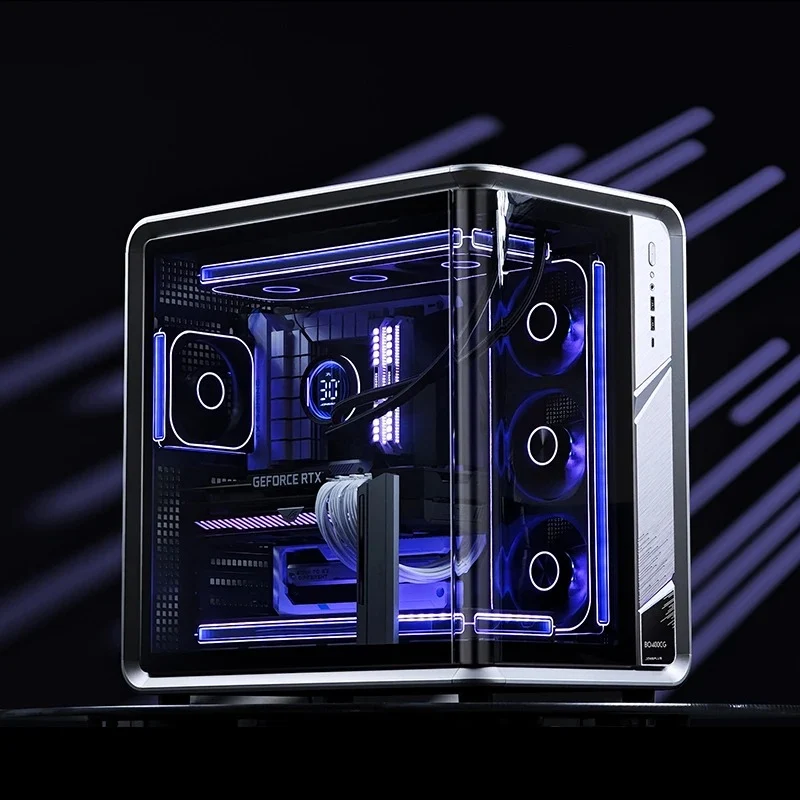 Jonsbo BO400CG ATX Top Front Interchangeable Glass PC Case (Grey)