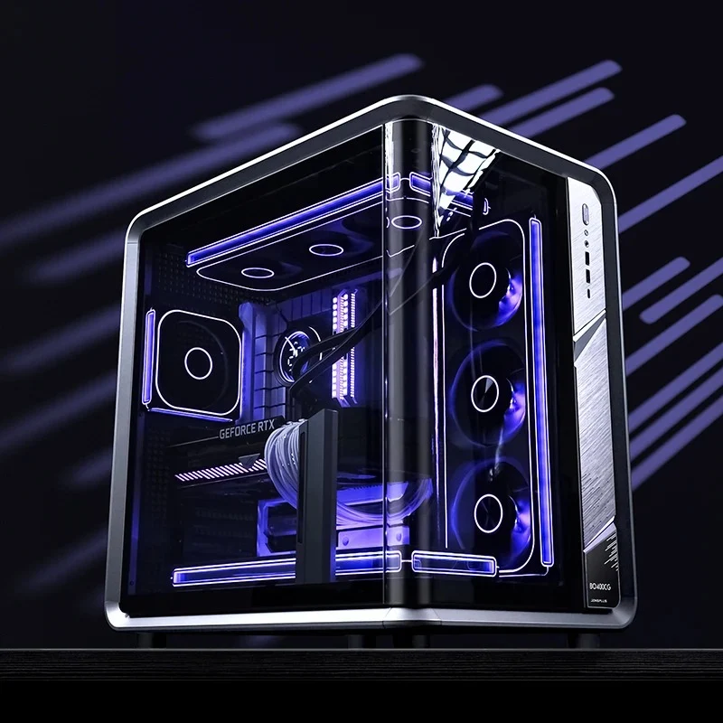 Jonsbo BO400CG ATX Top Front Interchangeable Glass PC Case (Grey)