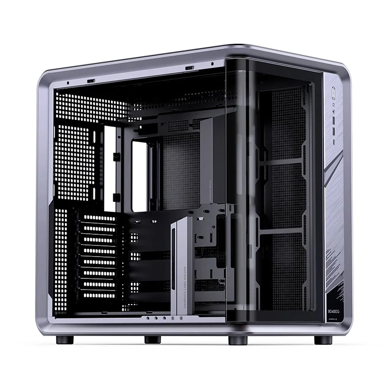 Jonsbo BO400CG ATX Top Front Interchangeable Glass PC Case (Grey)