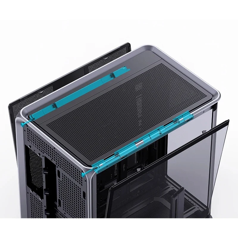 Jonsbo BO400CG ATX Top Front Interchangeable Glass PC Case (Grey)