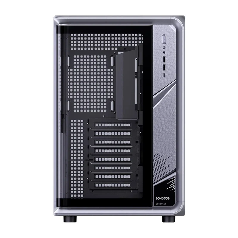 Jonsbo BO400CG ATX Top Front Interchangeable Glass PC Case (Grey)